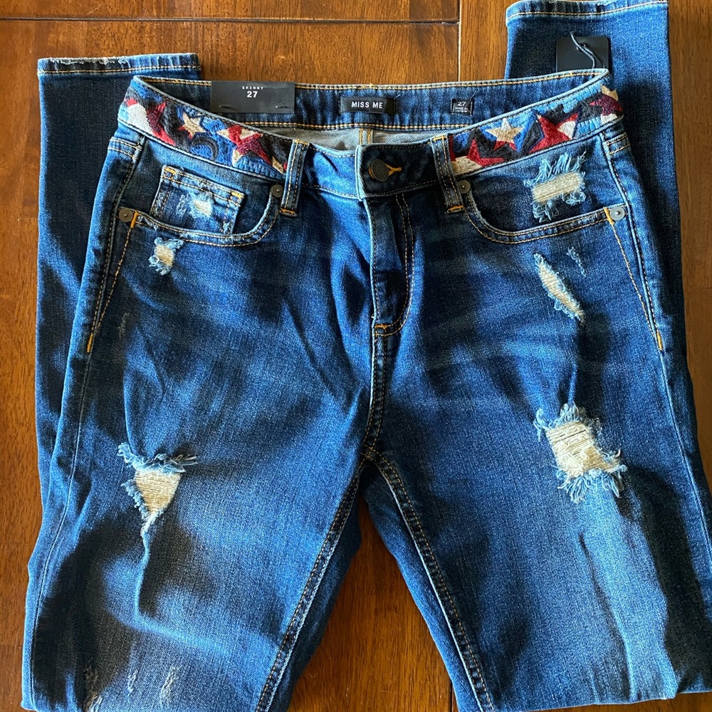 Miss Me jeans - skinny 27 - NWT
